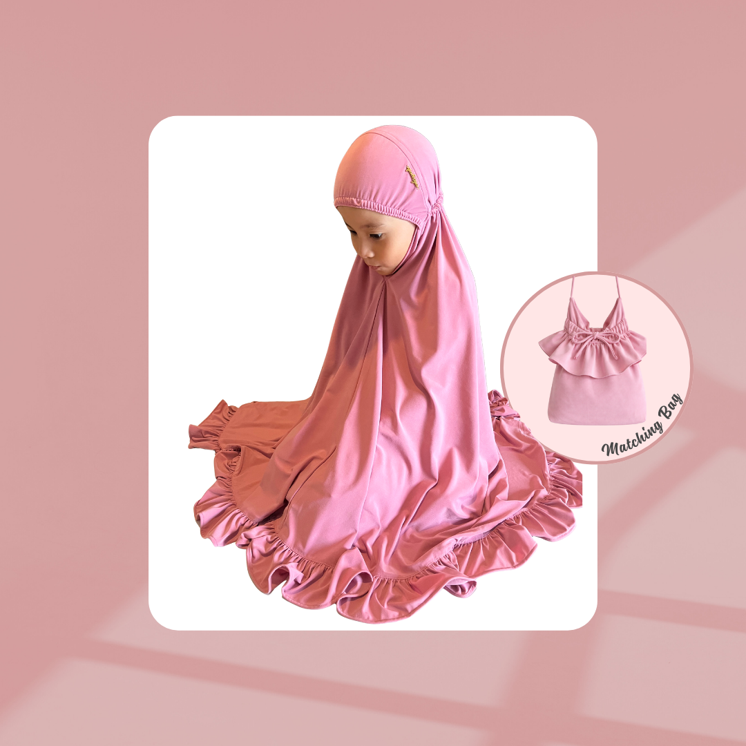 Telekung - Rose